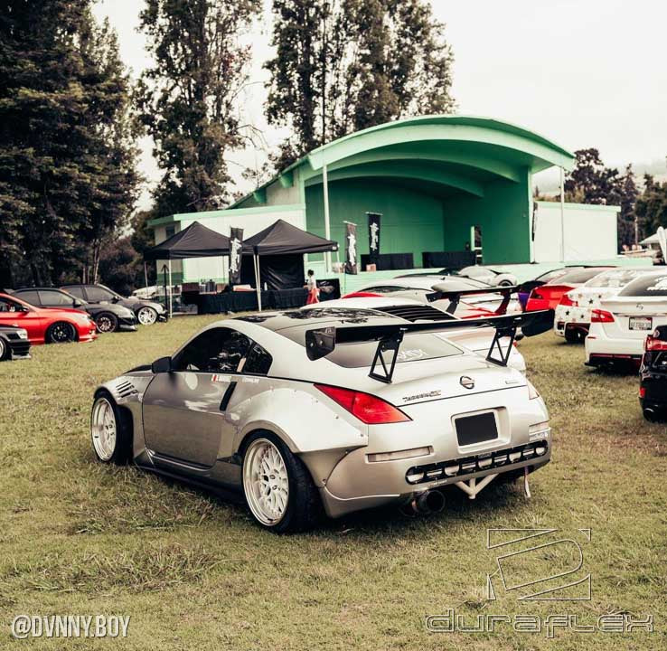 2003-2008 Nissan 350Z Z33 Duraflex RBS Rear Fender Flares (+80mm) - 2 Piece