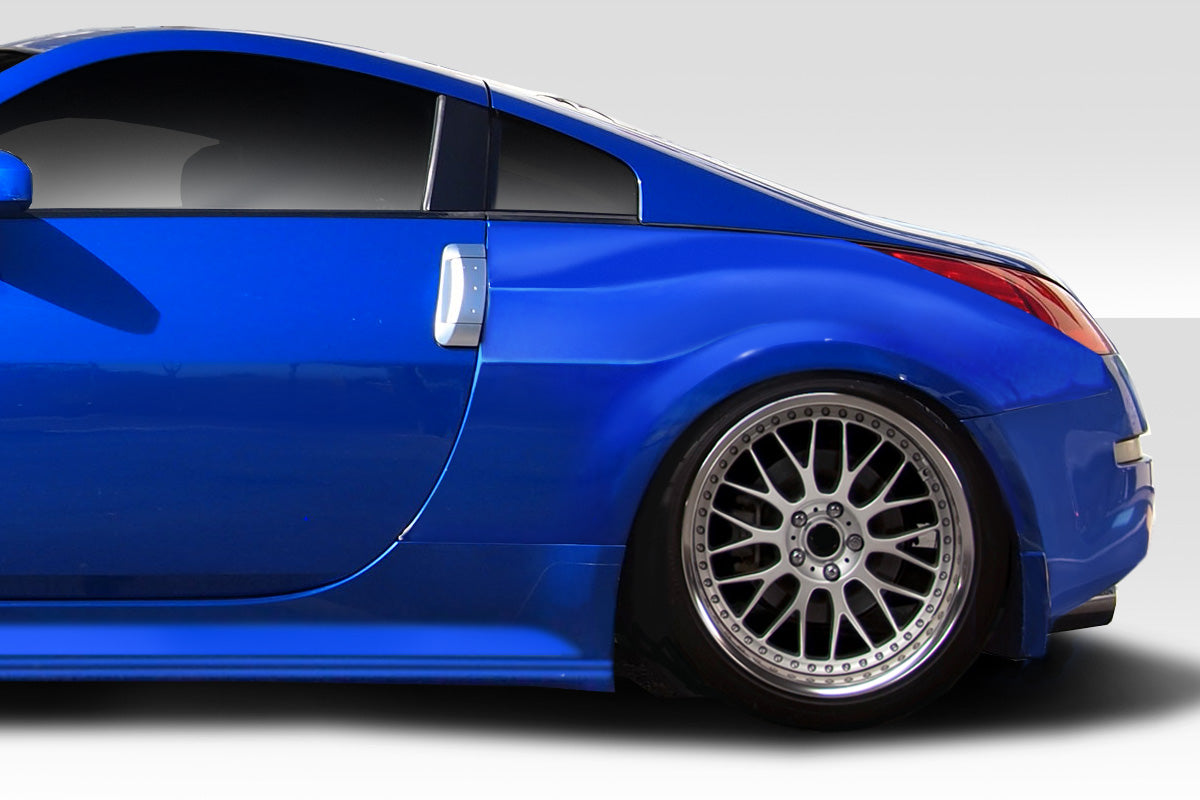 2003-2008 Nissan 350Z Z33 Duraflex Demon Fender Kit (+10mm Front, +30mm Rear) - 4 Piece