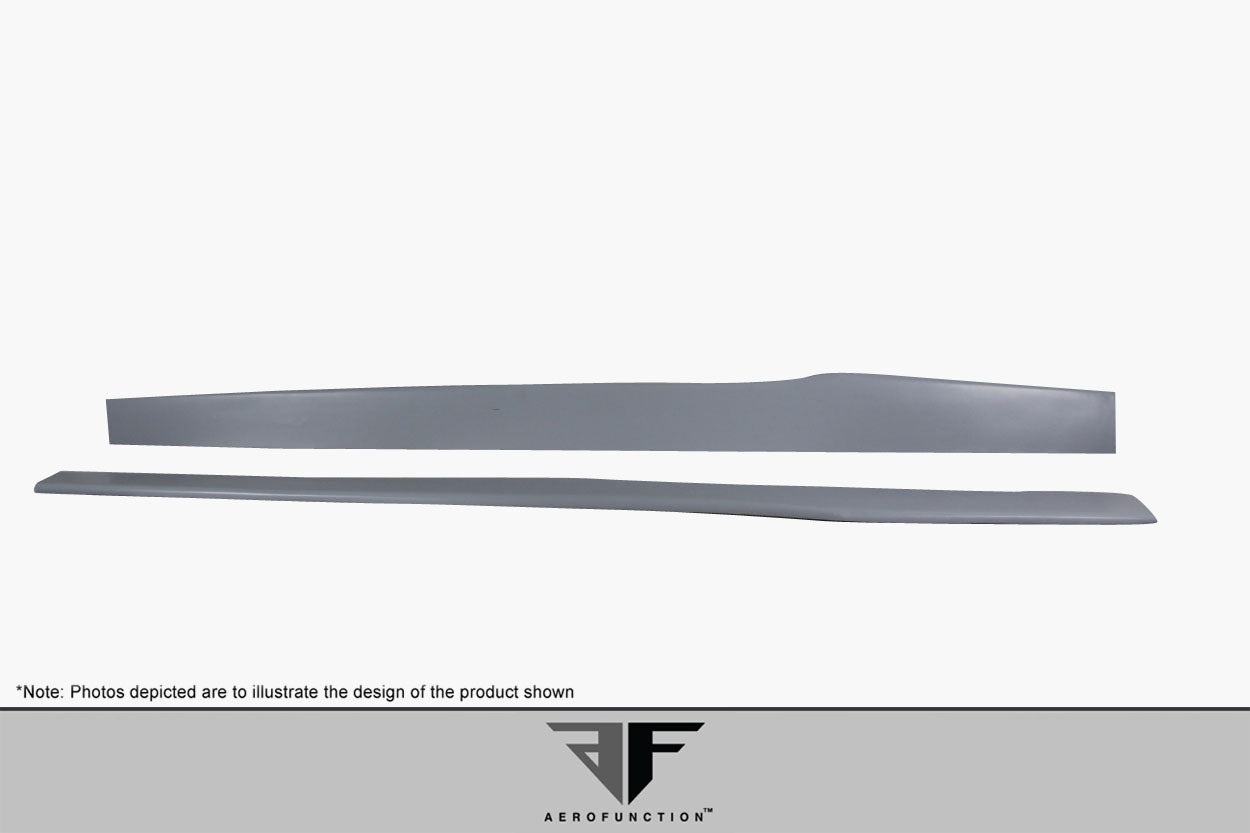 2014-2020 BMW 4 Series F32 AF-1 Wide Body Side Spliters ( GFK ) - 2 Piece ( Must be used with Couture M Sport Look Side Skirts ) (S)