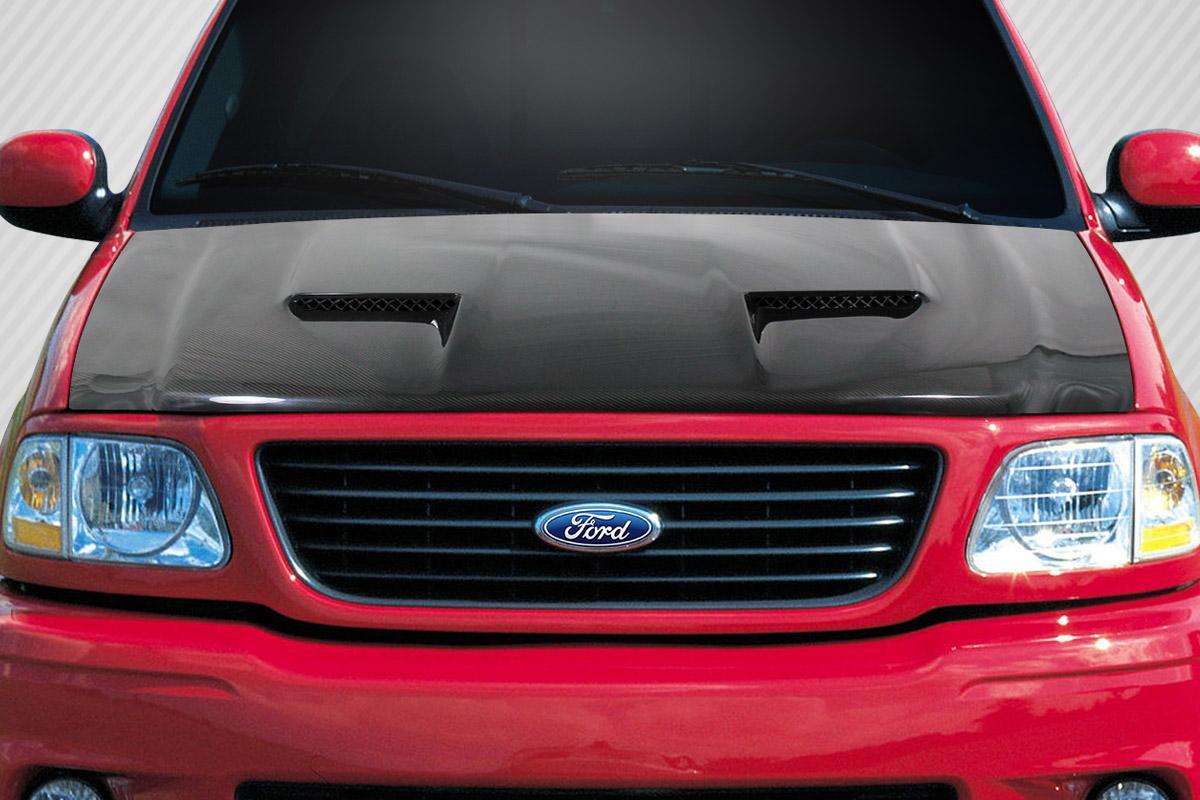 1997-2003 Ford F150 Carbon Creations CVX Version 3 Carbon Fiber Hood