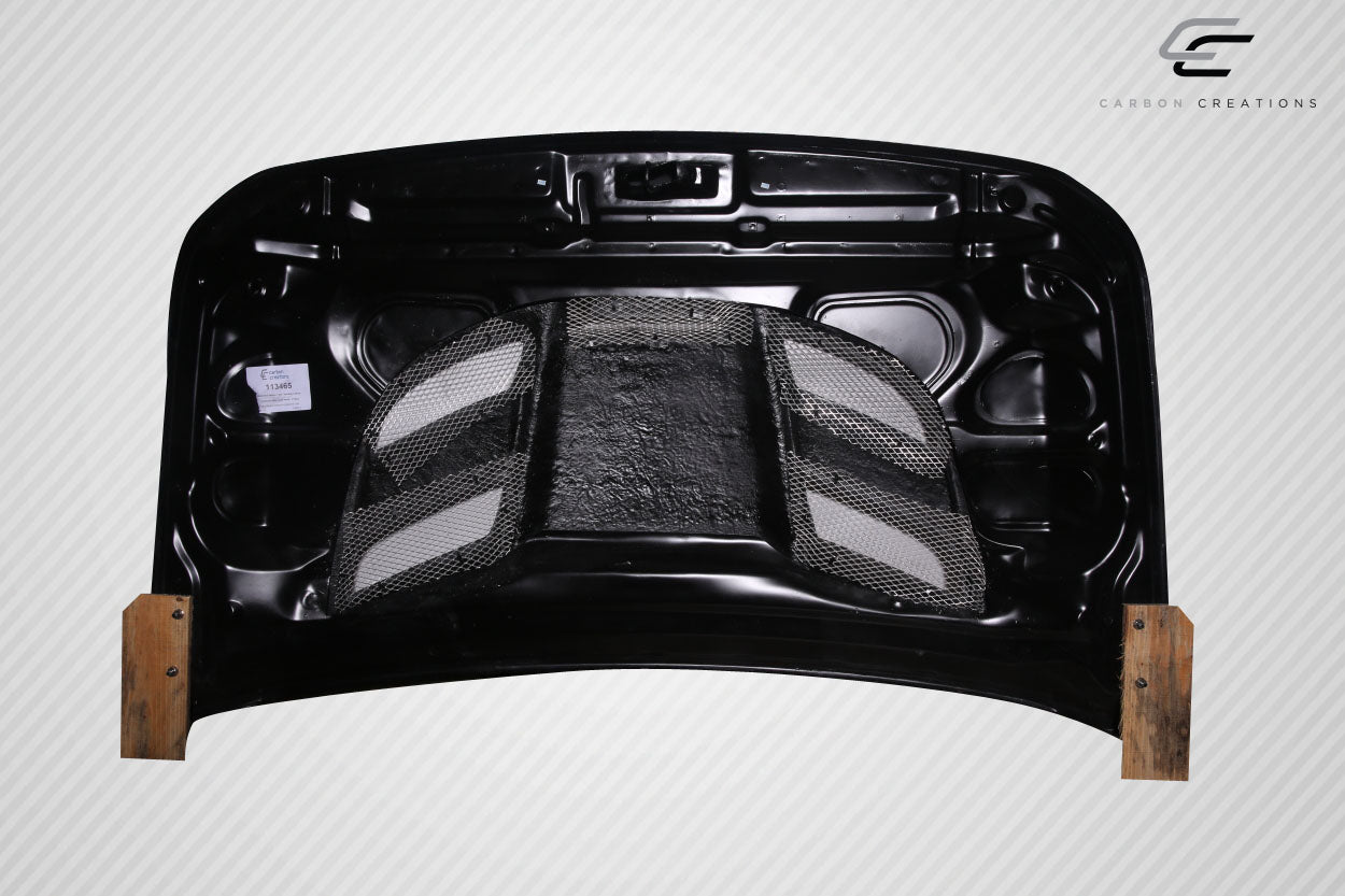 2007-2018 Jeep Wrangler Carbon Creations Viper Look Hood - 1 Piece