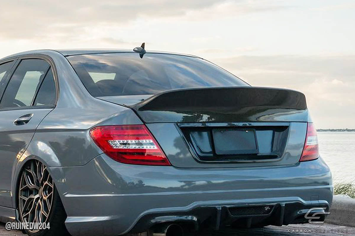 2008-2014 Mercedes C Class W204 Carbon Creations RBS Wing - 1 Piece
