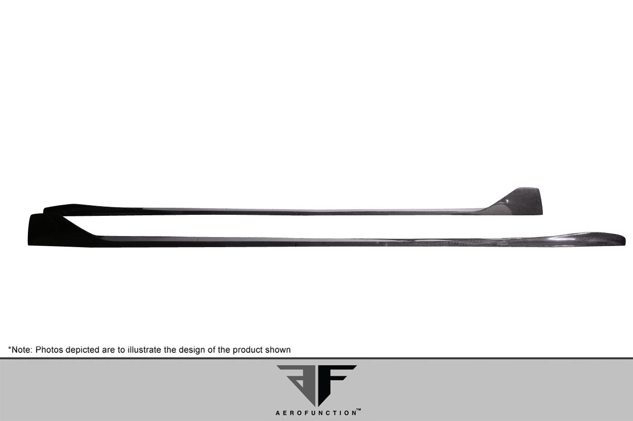 2011-2017 Lamborghini Aventador Carbon AF-1 Side Skirts ( CFP ) - 2 Piece