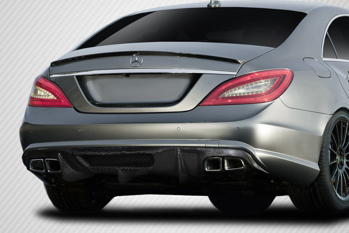 2012-2018 Mercedes CLS Aero Function AF-1 Carbon Fiber Rear Lip