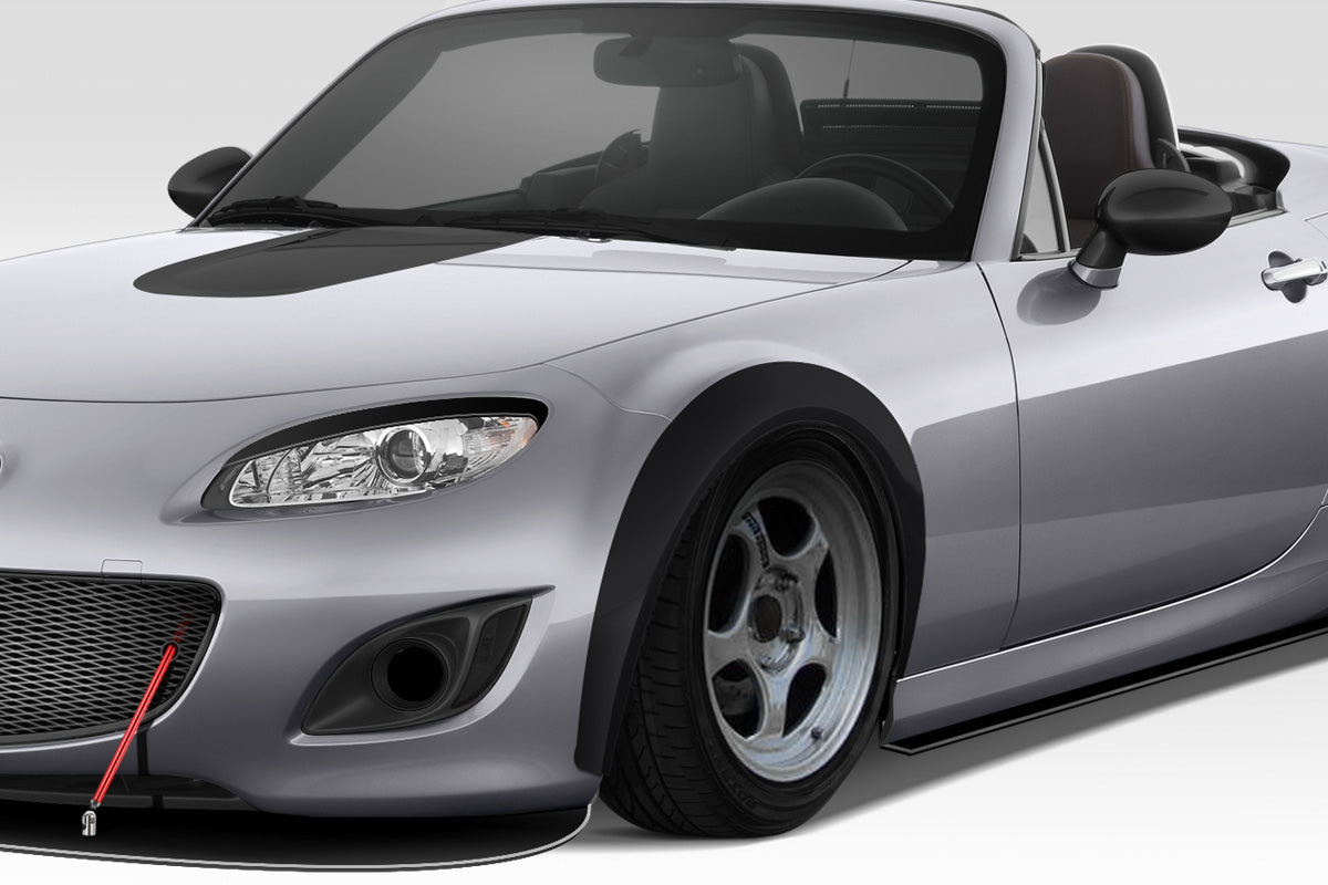 2006-2015 Mazda Miata Super20 Look Duraflex Front Fender Flares - 4 Piece