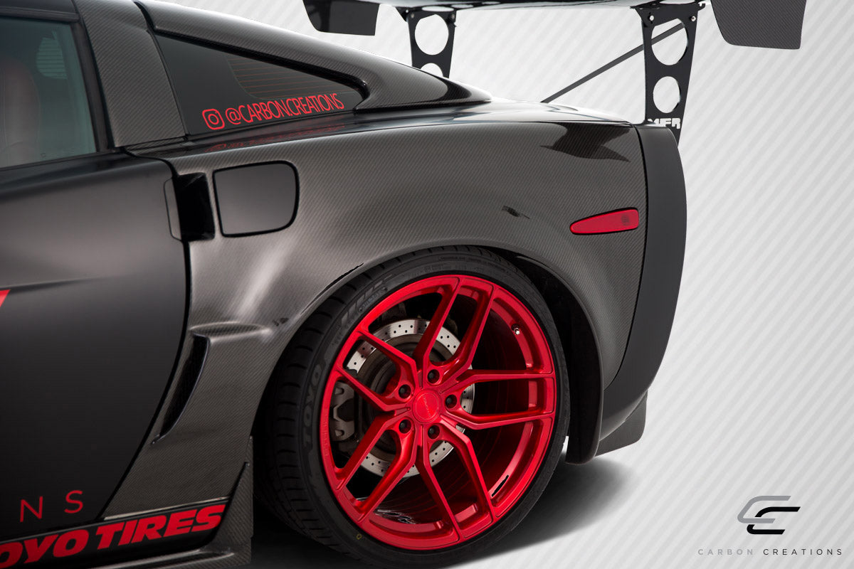 2005-2013 Chevrolet Corvette Carbon Creations ZR1 Look Carbon Fiber Fender Flare