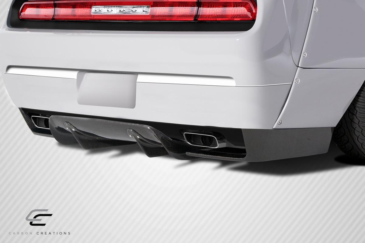 2008-2014 Dodge Challenger Carbon Creations Circuit Carbon Fiber Rear Lip