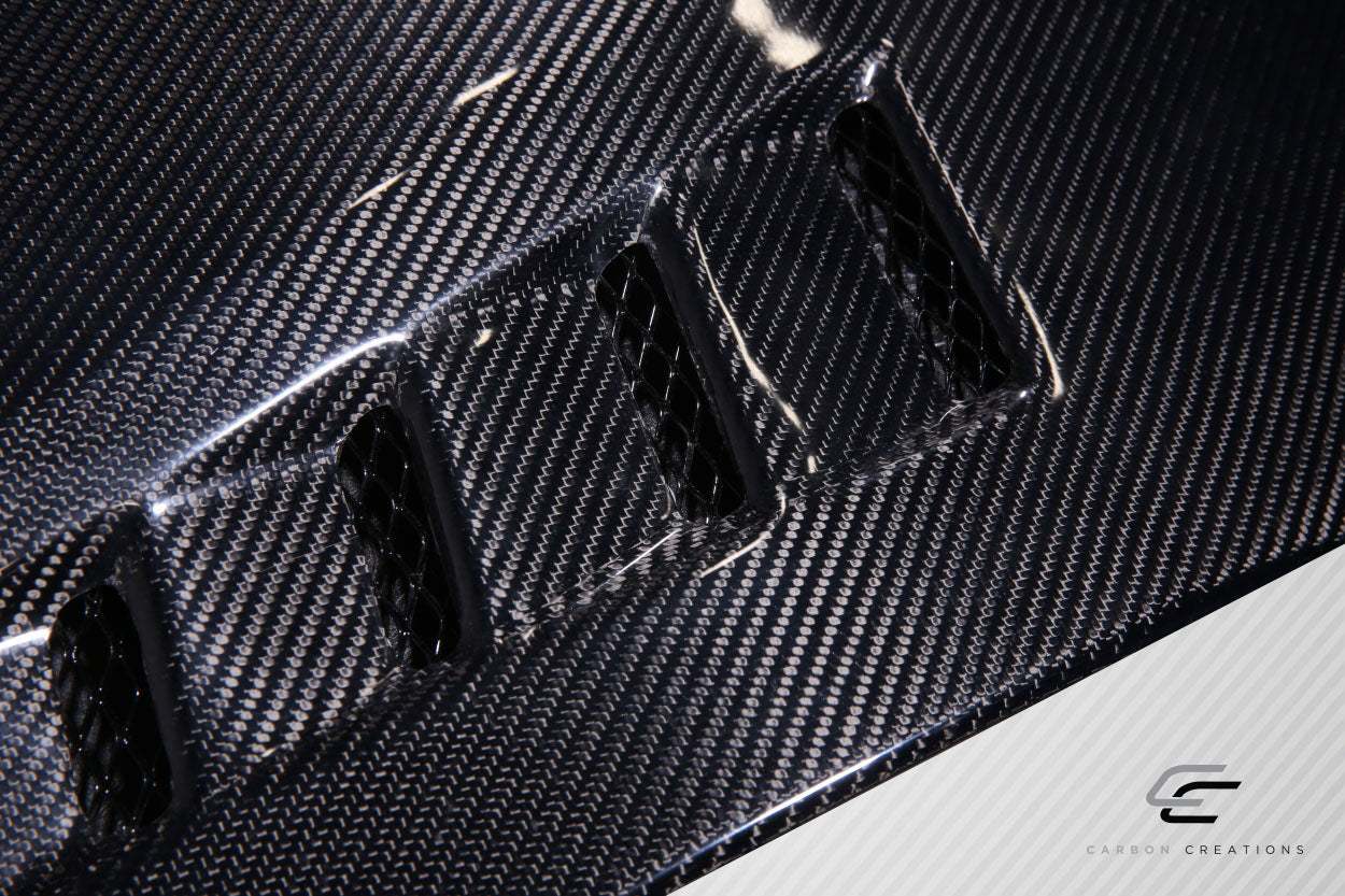 2008-2017 Mitsubishi Lancer / Lancer Evolution 10 Lancer Carbon Creations DriTech Race Hood - 1 Piece