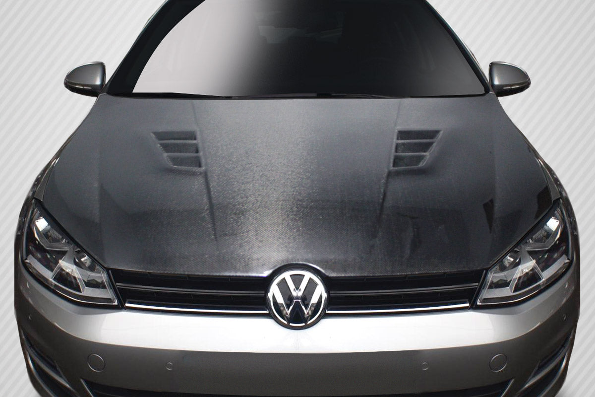 2010-2014 Volkswagen Golf Carbon Creations Regulator Carbon Fiber Hood