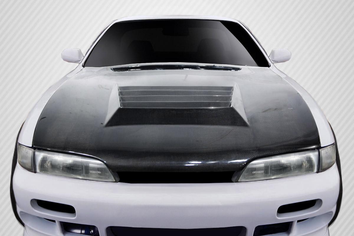 1995-1996 Nissan 240SX Carbon Creations D-Spec Carbon Fiber Hood