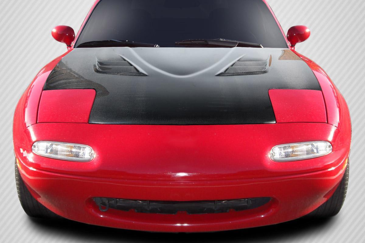 1990-1997 Mazda Miata Carbon Creations Venom Carbon Fiber Hood