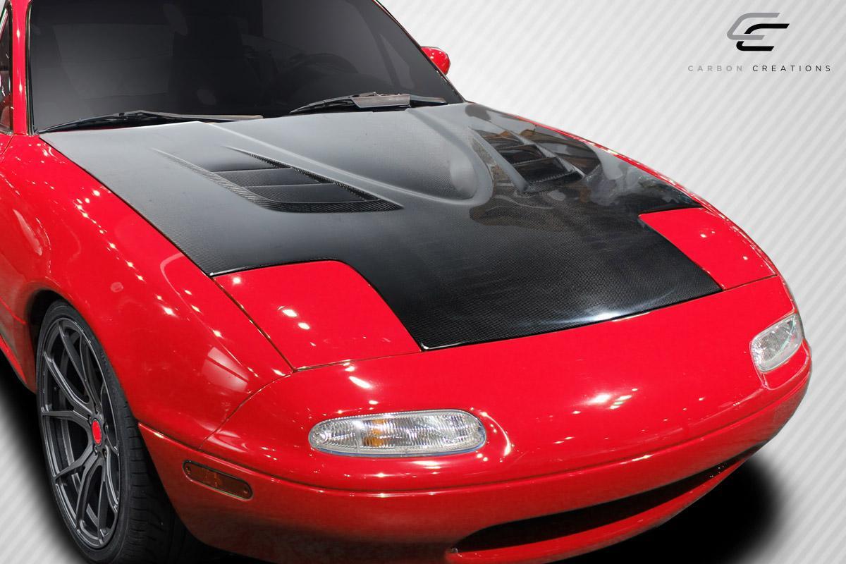 1990-1997 Mazda Miata Carbon Creations Venom Carbon Fiber Hood