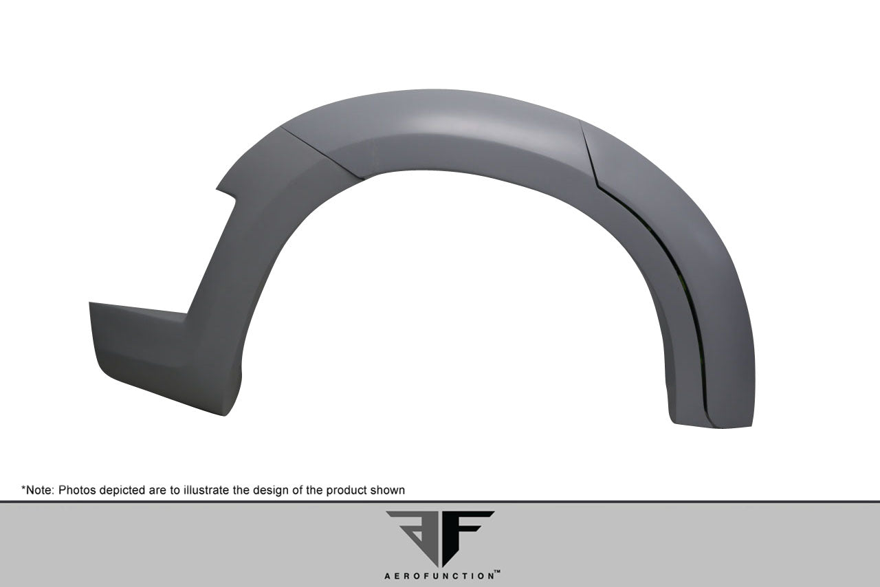 2015-2019 BMW X6 F16 / X6M F86 AF-1 Rear Fender Flares ( PU-RIM ) - 6 Piece (S)