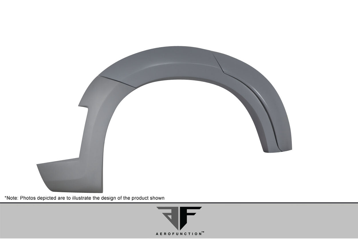 2015-2019 BMW X6 F16 / X6M F86 AF-1 Rear Fender Flares ( PU-RIM ) - 6 Piece