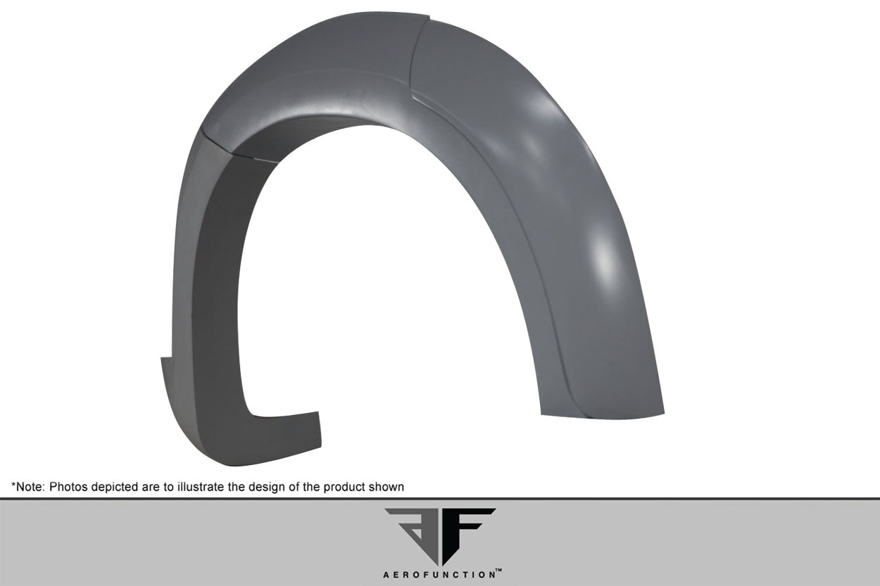 2015-2019 BMW X6 F16 / X6M F86 AF-1 Rear Fender Flares ( PU-RIM ) - 6 Piece