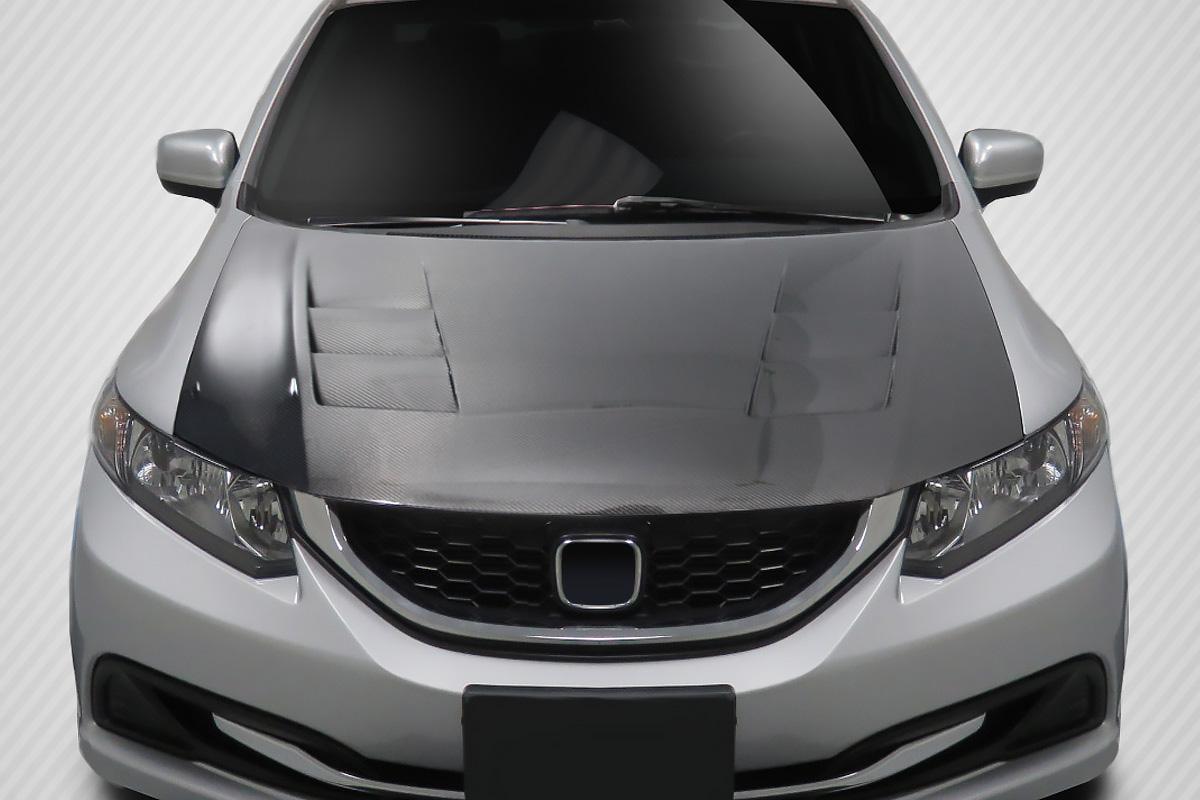 2012-2015 Honda Civic Carbon Creations TS-1 Carbon Fiber Hood