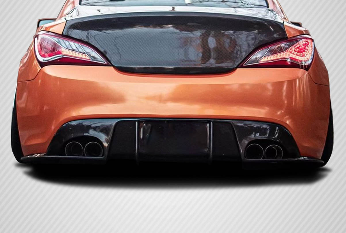 2010-2016 Hyundai Genesis Carbon Creations Speedster Carbon Fiber Rear Lip