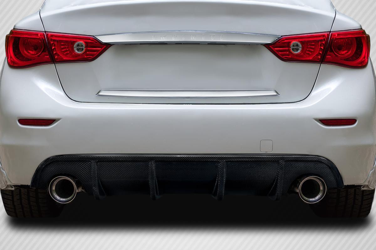 2014-2017 Infiniti Q50 Carbon Creations VIP Carbon Fiber Rear Lip