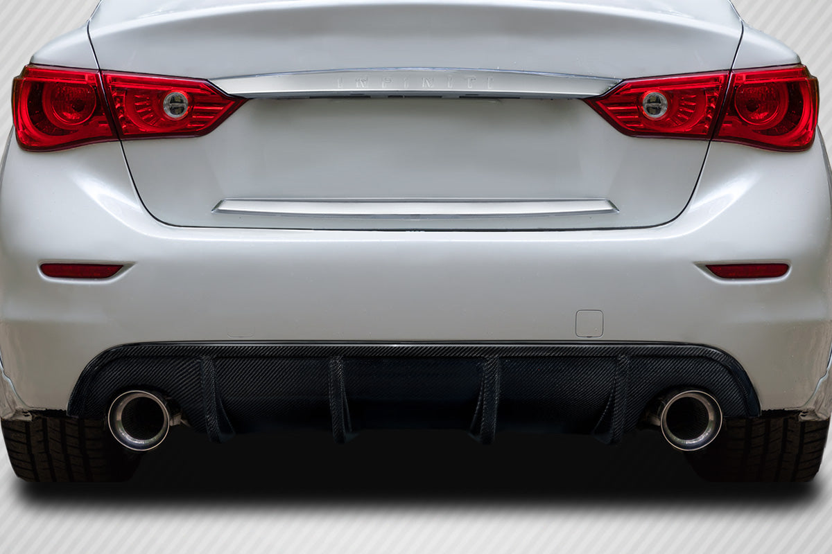 2014-2017 Infiniti Q50 Carbon Creations VIP Carbon Fiber Rear Lip