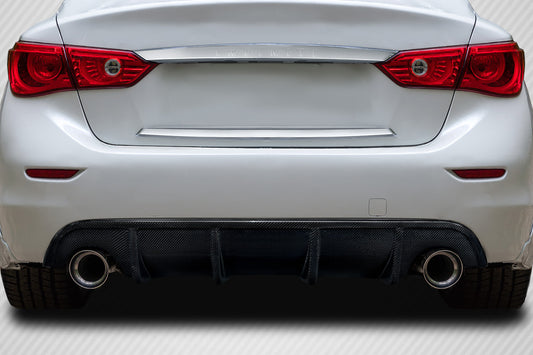2014-2017 Infiniti Q50 Carbon Creations VIP Carbon Fiber Rear Lip