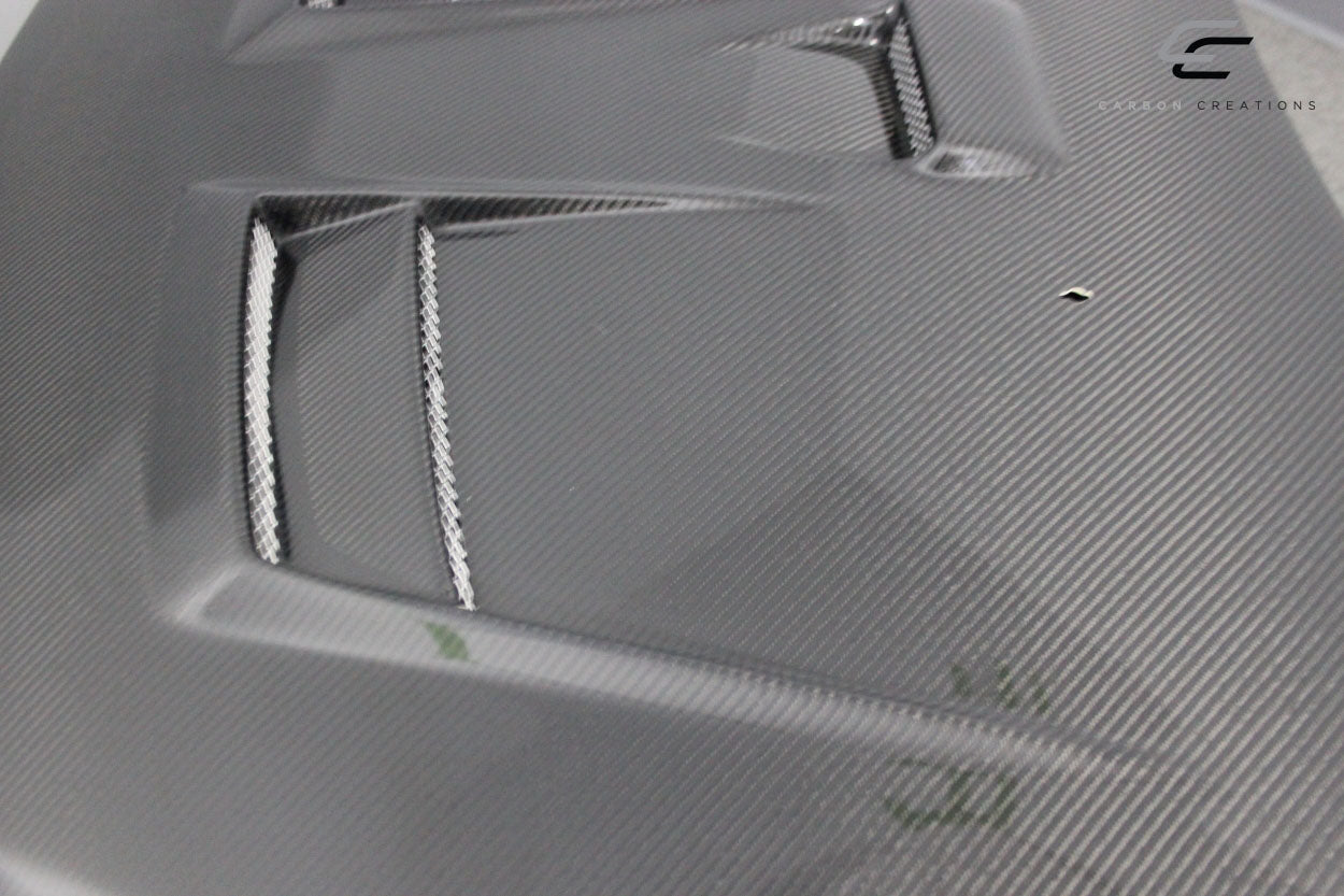 2008-2017 Mitsubishi Lancer Carbon Creations D Spec Carbon Fiber Hood