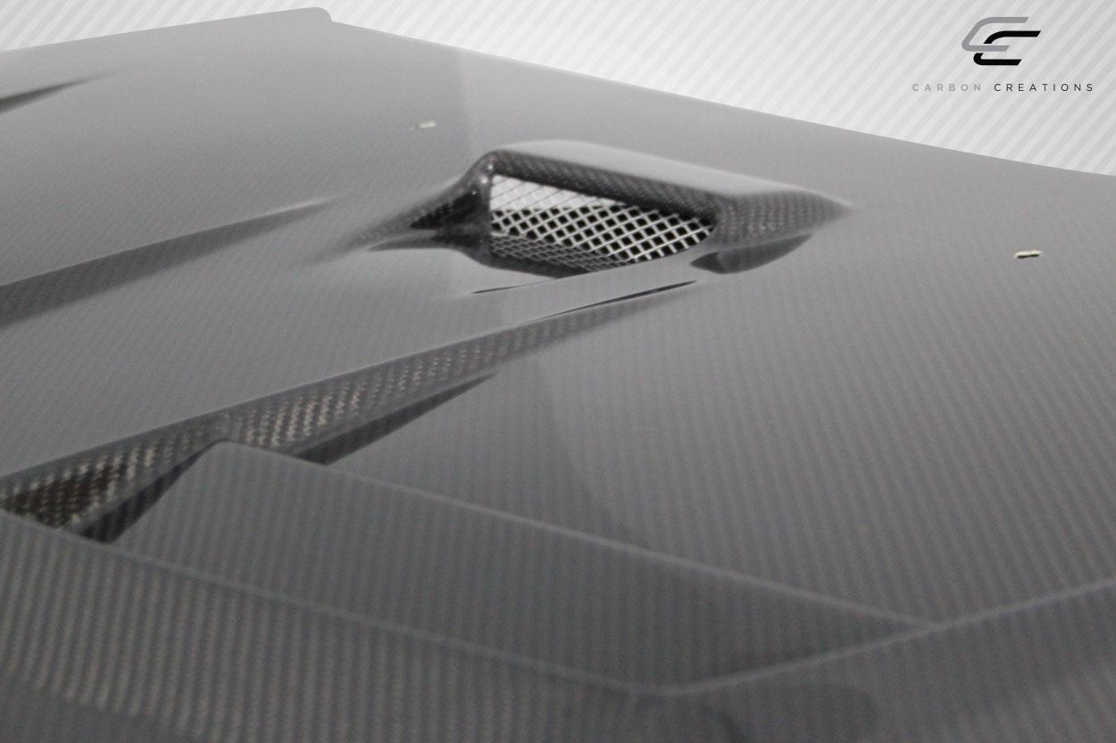 2008-2017 Mitsubishi Lancer Carbon Creations D Spec Carbon Fiber Hood