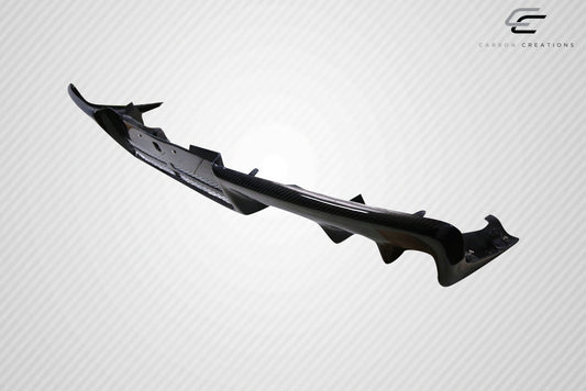 2008-2015 Mitsubishi Lancer Carbon Creations OEM Look Carbon Fiber Rear Lip