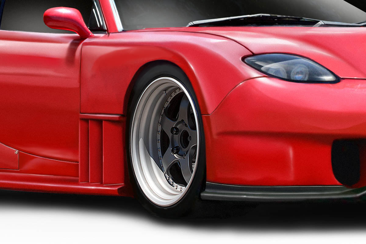 1993-1997 Mazda RX-7 Duraflex Bossen Wide Body Front Fenders - 2 Piece (S)