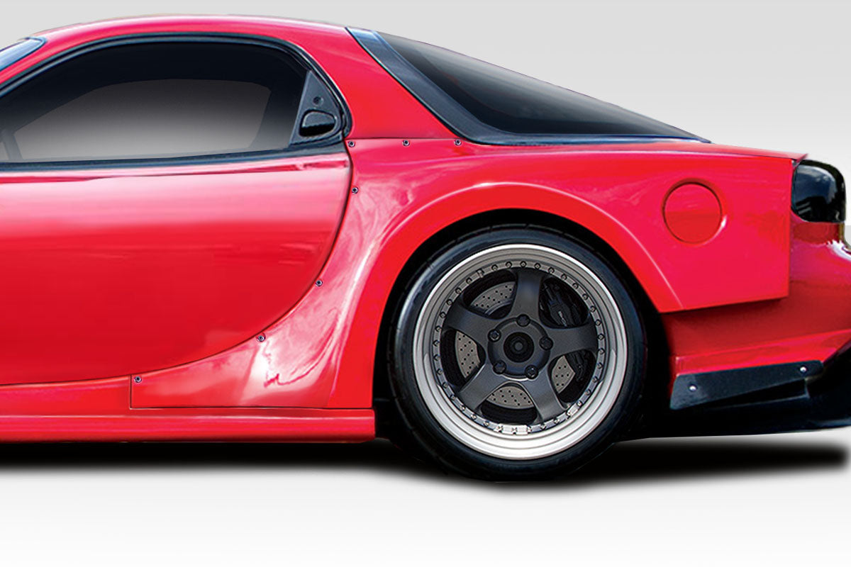 1993-1997 Mazda RX-7 Duraflex Bossen Wide Body Rear Fender Flares- 2 Piece (S)