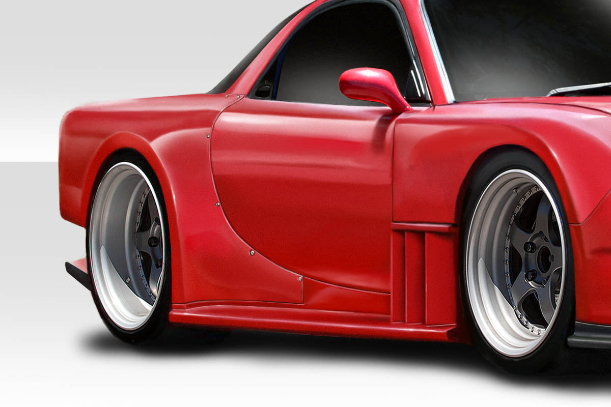 1993-1997 Mazda RX-7 Duraflex Bossen Wide Body Rear Fender Flares- 2 Piece (S)