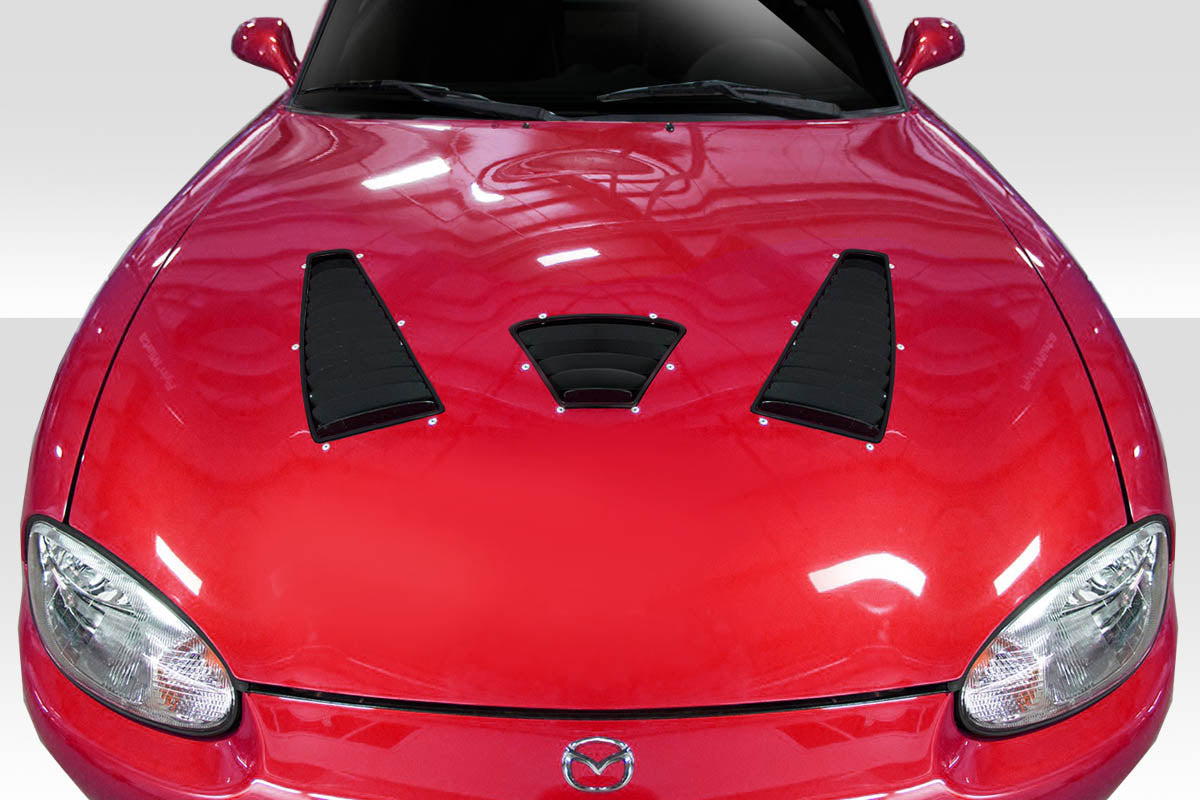 Universal Duraflex Trackstar 3 Hood Vents - 3 Piece (S)