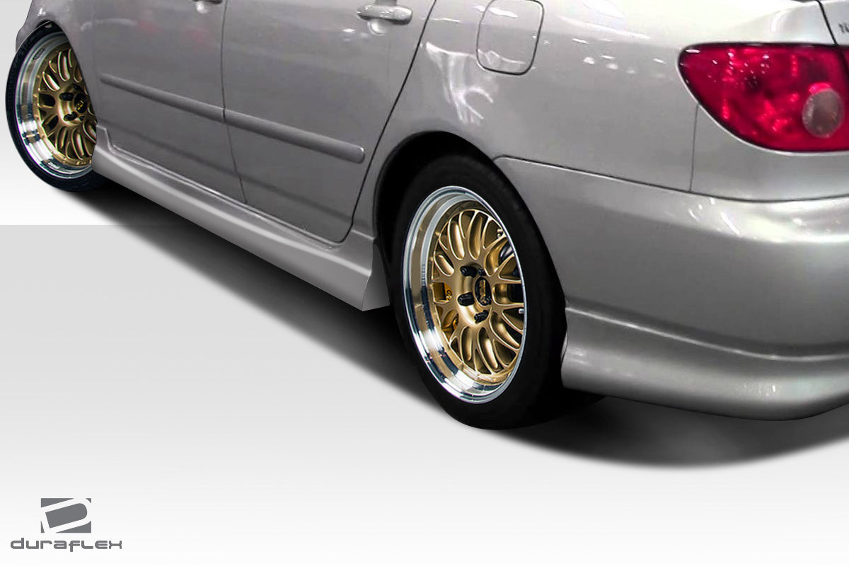 2003-2008 Toyota Corolla Duraflex Target Side Skirts - 2 Piece