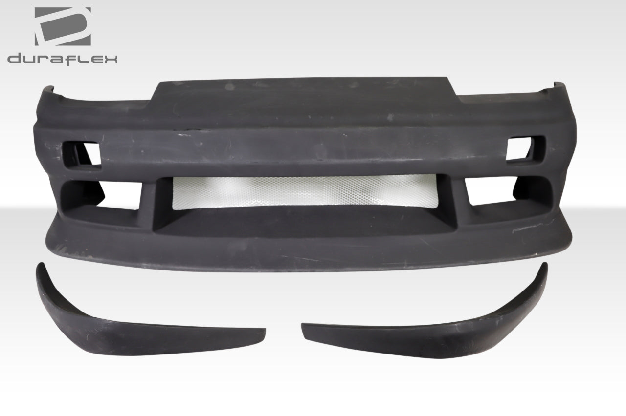 1989-1994 Nissan 240SX S13 Duraflex V-Speed Wide Body Front Bumper Cover - 3 Piece (S)