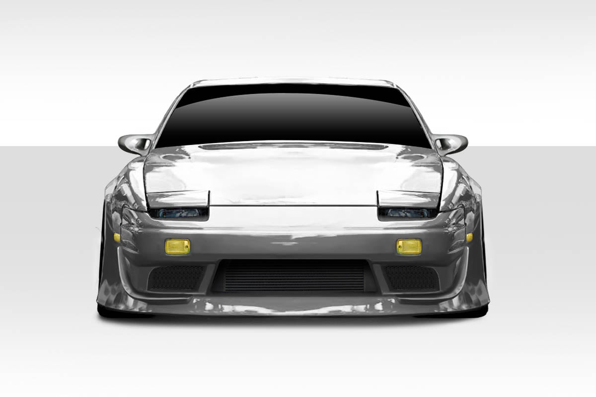 1989-1994 Nissan 240SX S13 Duraflex V-Speed Wide Body Front Bumper Cover - 3 Piece (S)