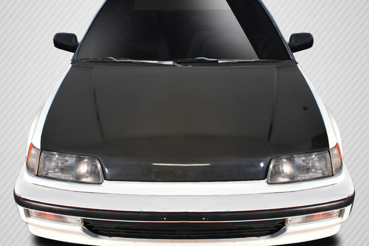1988-1991 Honda Civic HB CR-X Carbon Creations SiR Look Style Hood - 1 Piece