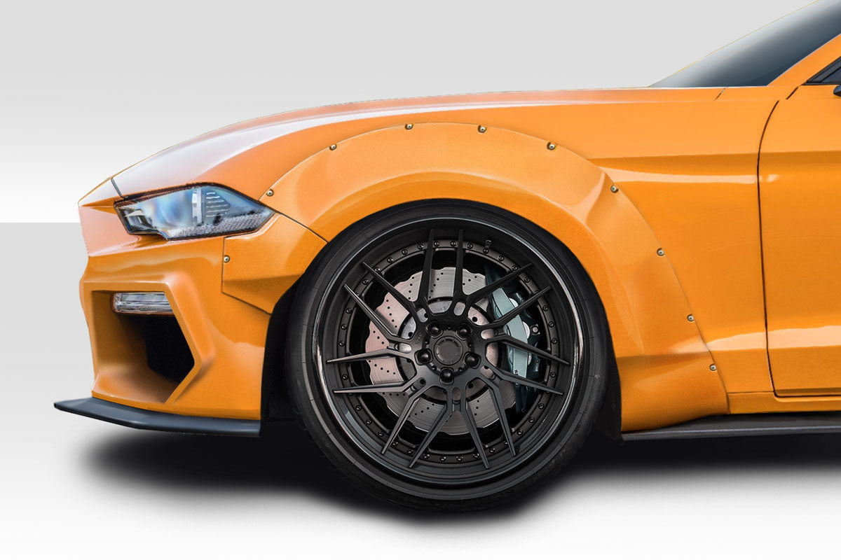 2018-2023 Ford Mustang Duraflex Grid Wide Body Kit - 8 piece