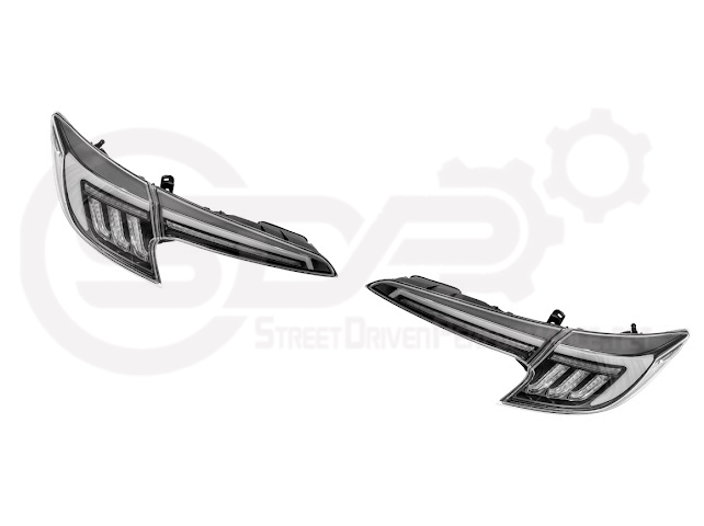 2019-UP COROLLA HATCHBACK GR SEQUENTIAL SIGNAL LED CLEAR REAR TAILLIGHTS PAIR