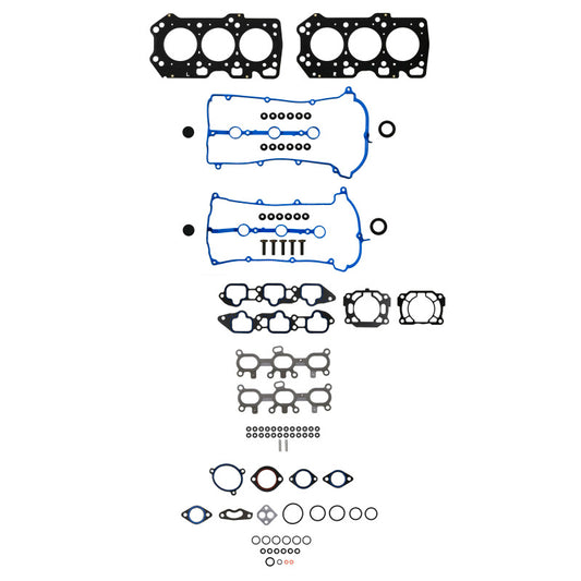 Fel-Pro Mazda Millenia HS 9921 PT-2 PermaTorque engine cylinder head gasket set showing multiple gaskets and sealing components.