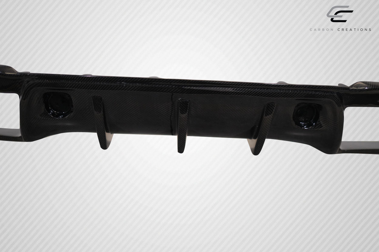 2018-2023 Ford Mustang Carbon Creations Grid Rear Diffuser - 1 Piece (s)