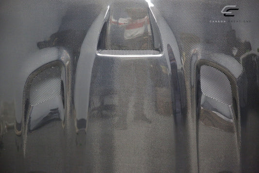 2019-2023 Jeep Wrangler JL Gladiator JT Carbon Creations Hellcat Look Hood - 1 piece