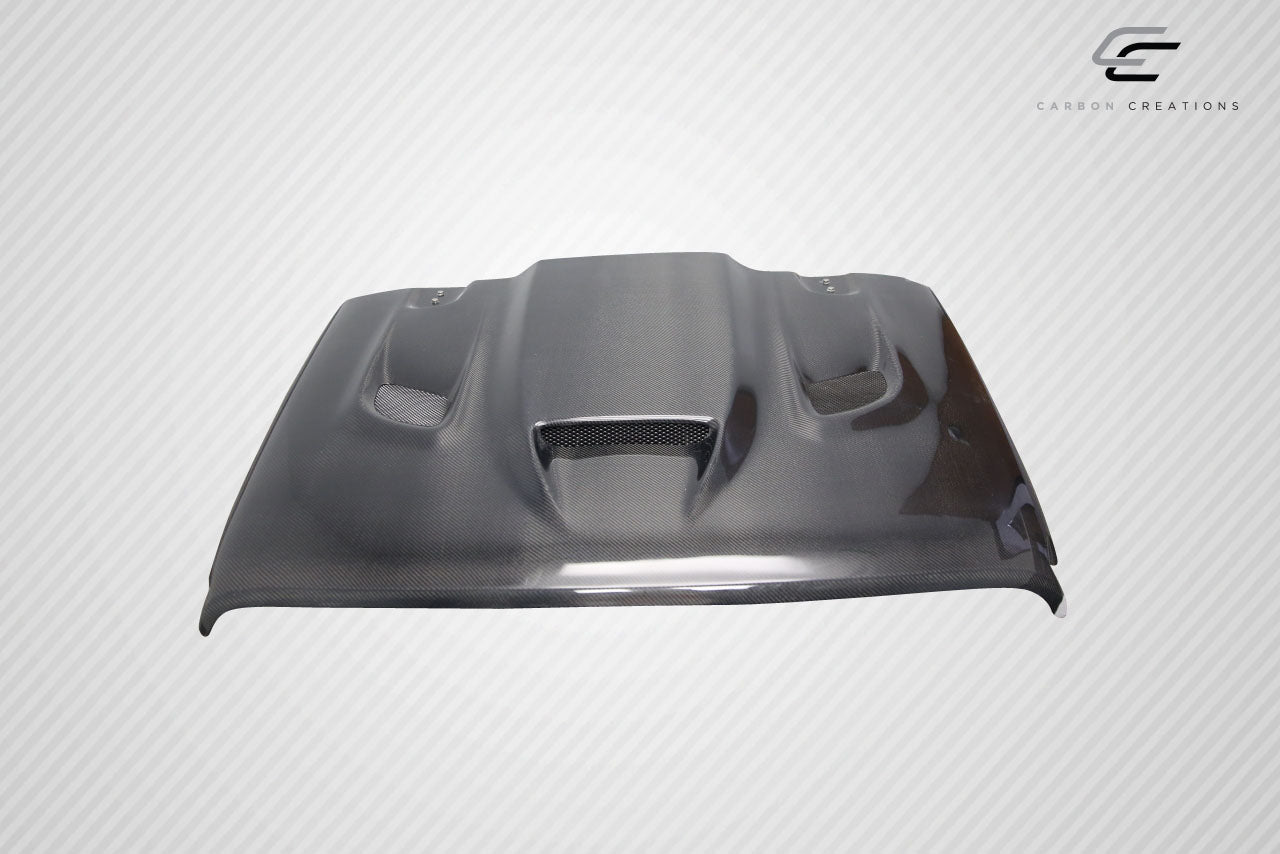 2019-2023 Jeep Wrangler JL Gladiator JT Carbon Creations Hellcat Look Hood - 1 piece