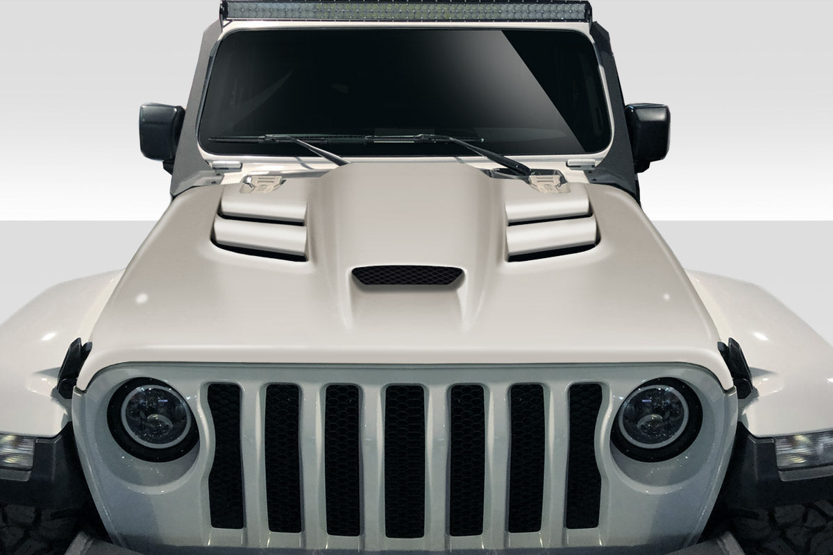 2018-2025 Jeep Wrangler JL Gladiator JT Duraflex Viper Look Hood - 1 Piece