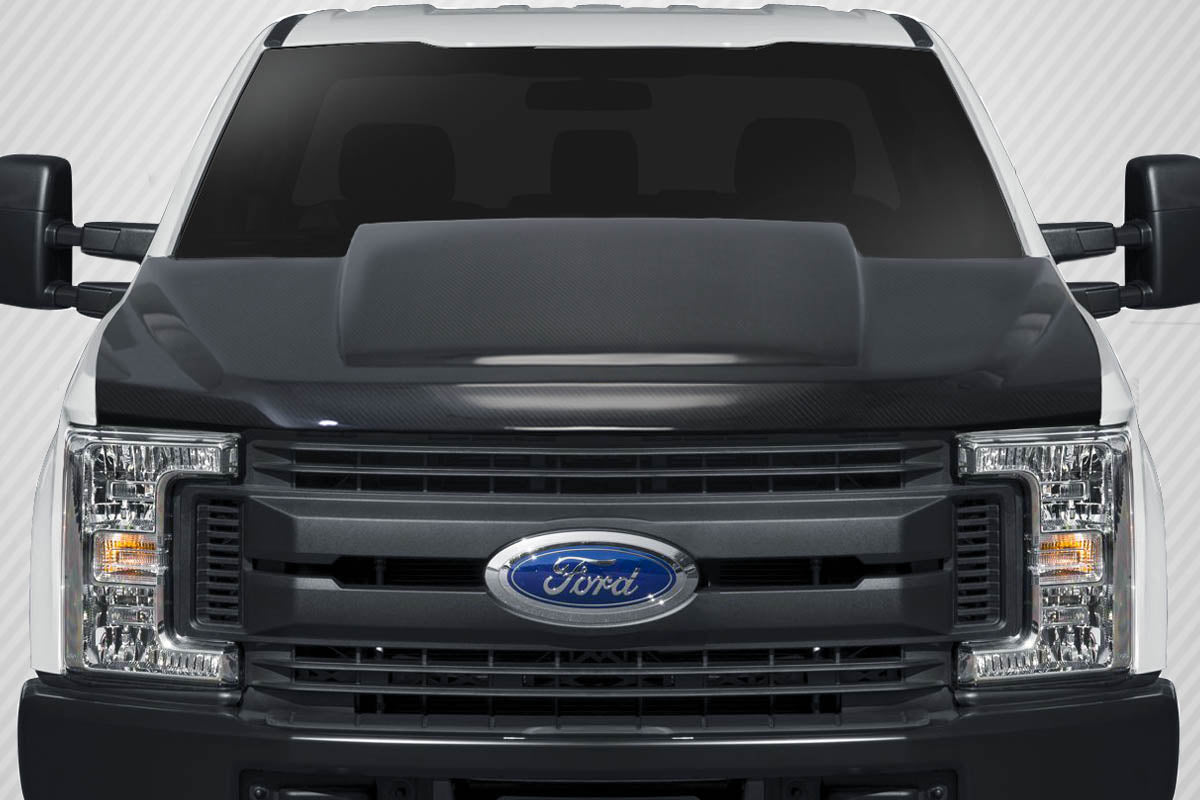 2017-2022 Ford Super Duty F250 F350 F450 Carbon Creations Cowl Hood - 1 piece (S)