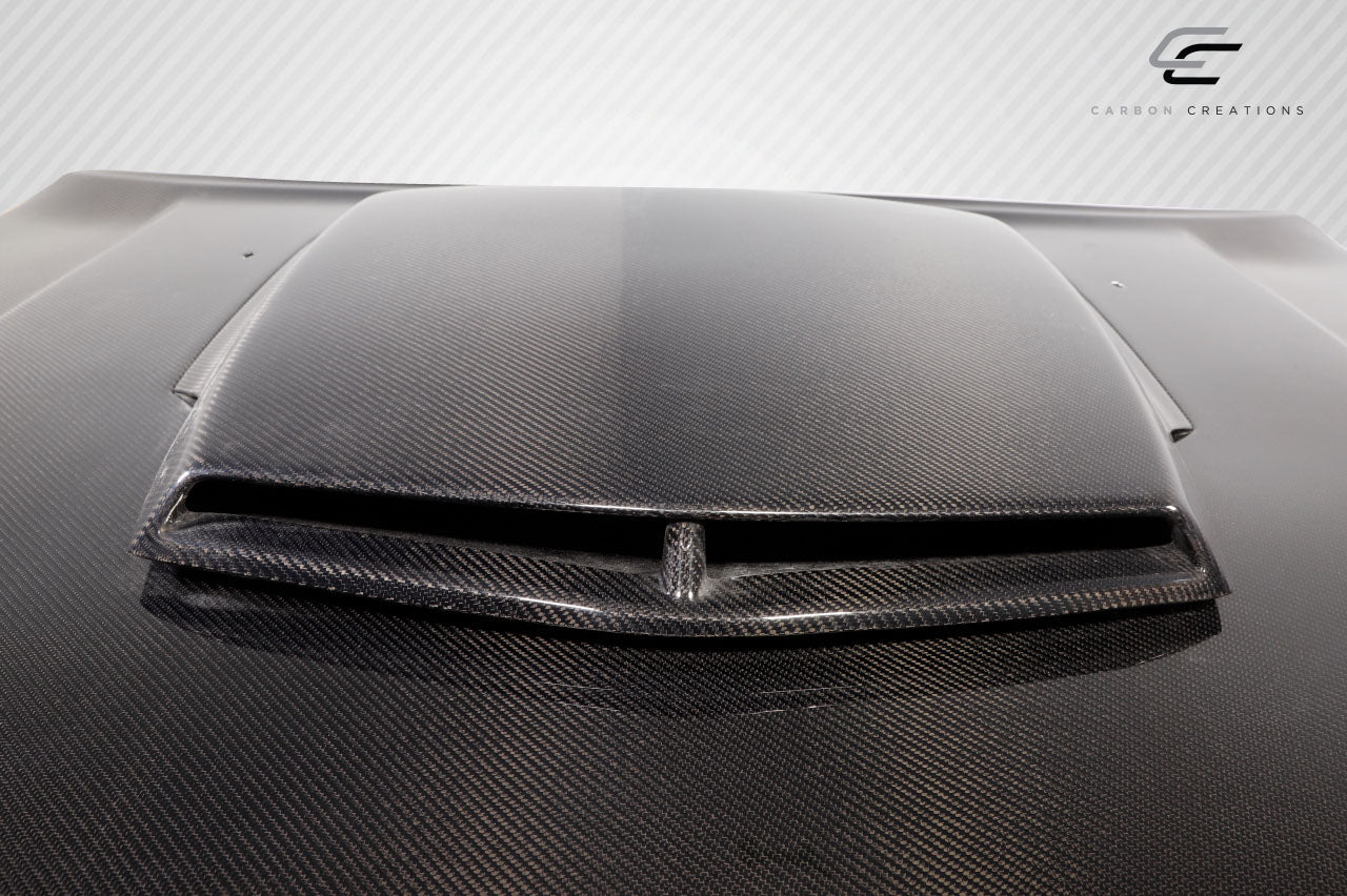 2008-2023 Dodge Challenger Carbon Creations TA Look Hood - 1 Piece