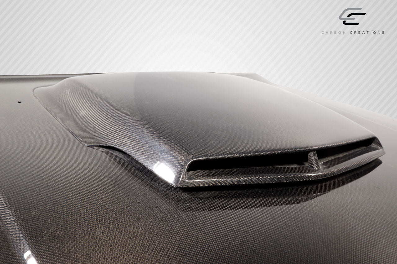2008-2023 Dodge Challenger Carbon Creations TA Look Carbon Fiber Hood