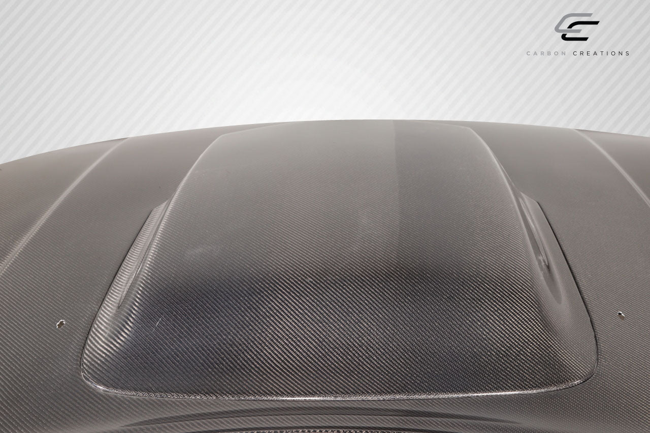 2008-2023 Dodge Challenger Carbon Creations TA Look Hood - 1 Piece