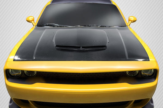 2008-2023 Dodge Challenger Carbon Creations TA Look Carbon Fiber Hood