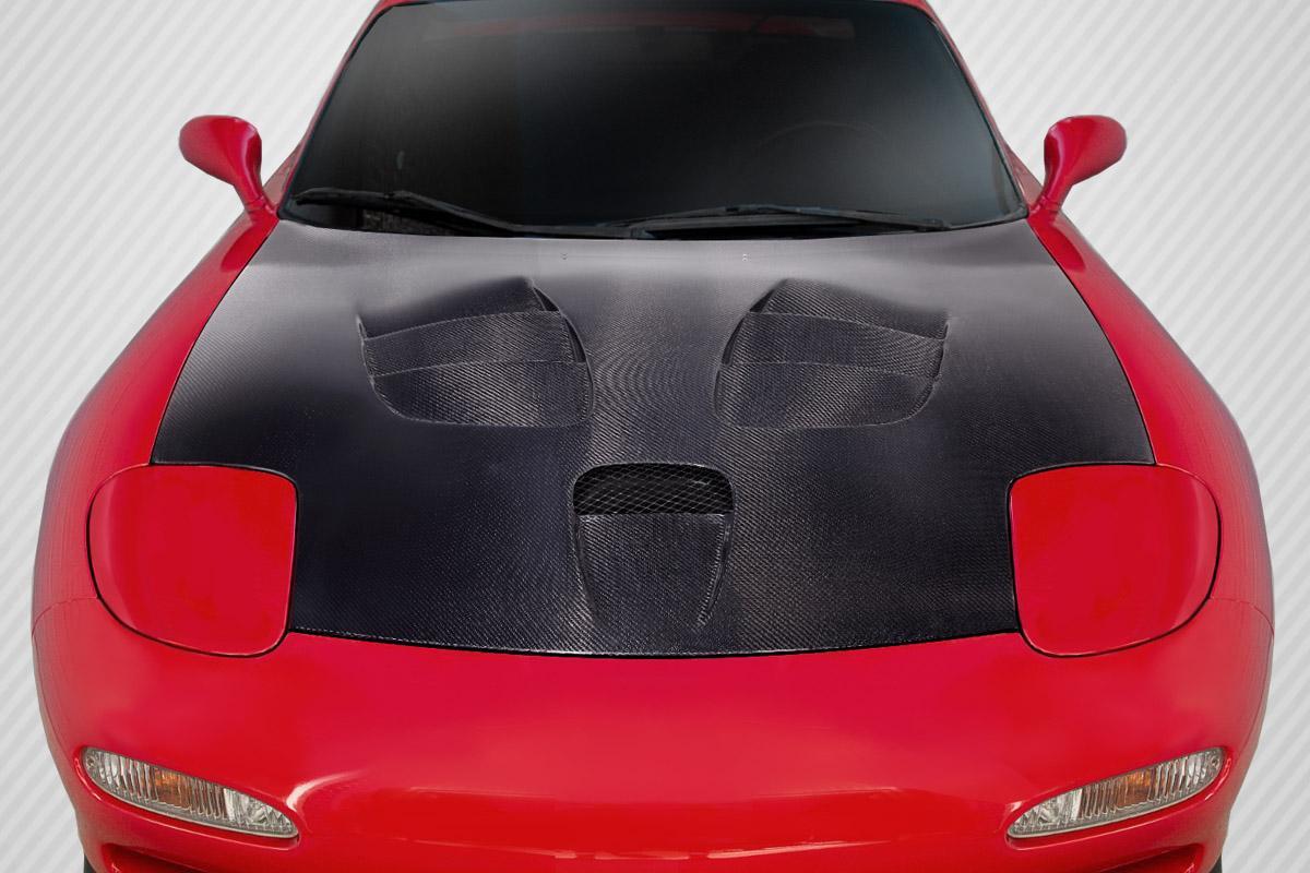 1993-1997 Mazda RX7 Carbon Creations Scooter Carbon Fiber Hood