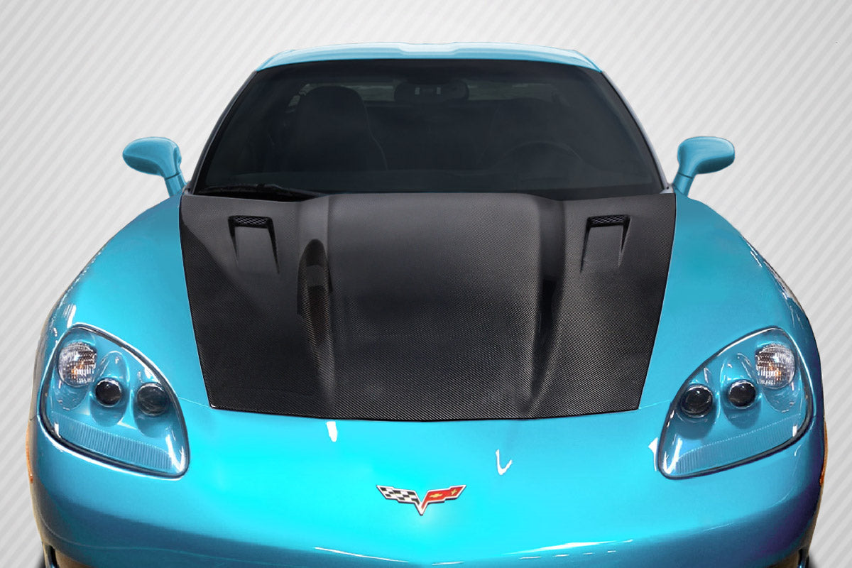 2005-2013 Chevrolet Corvette Carbon Creations RKSV Carbon Fiber Hood