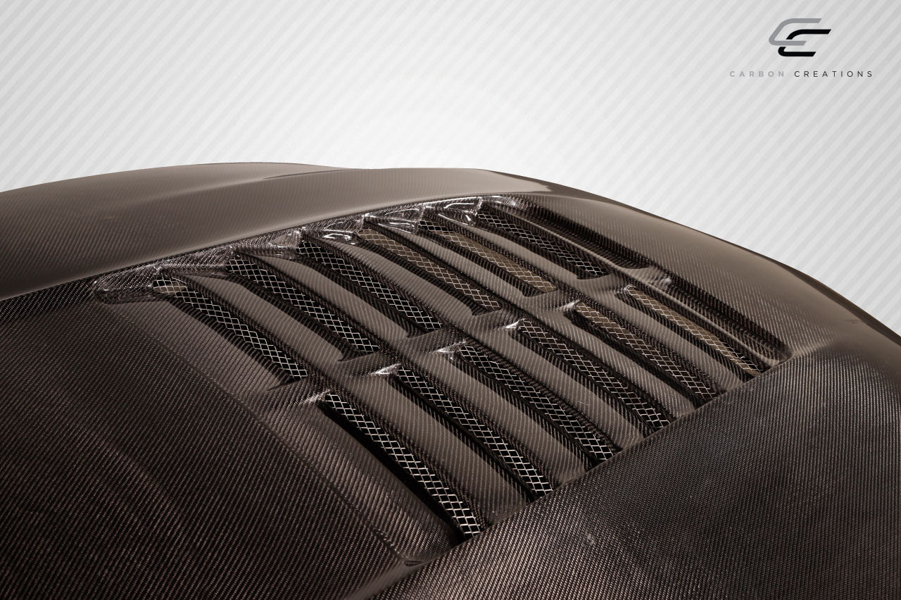 2010-2012 Ford Mustang Carbon Creations GT500 V2 Carbon Fiber Hood